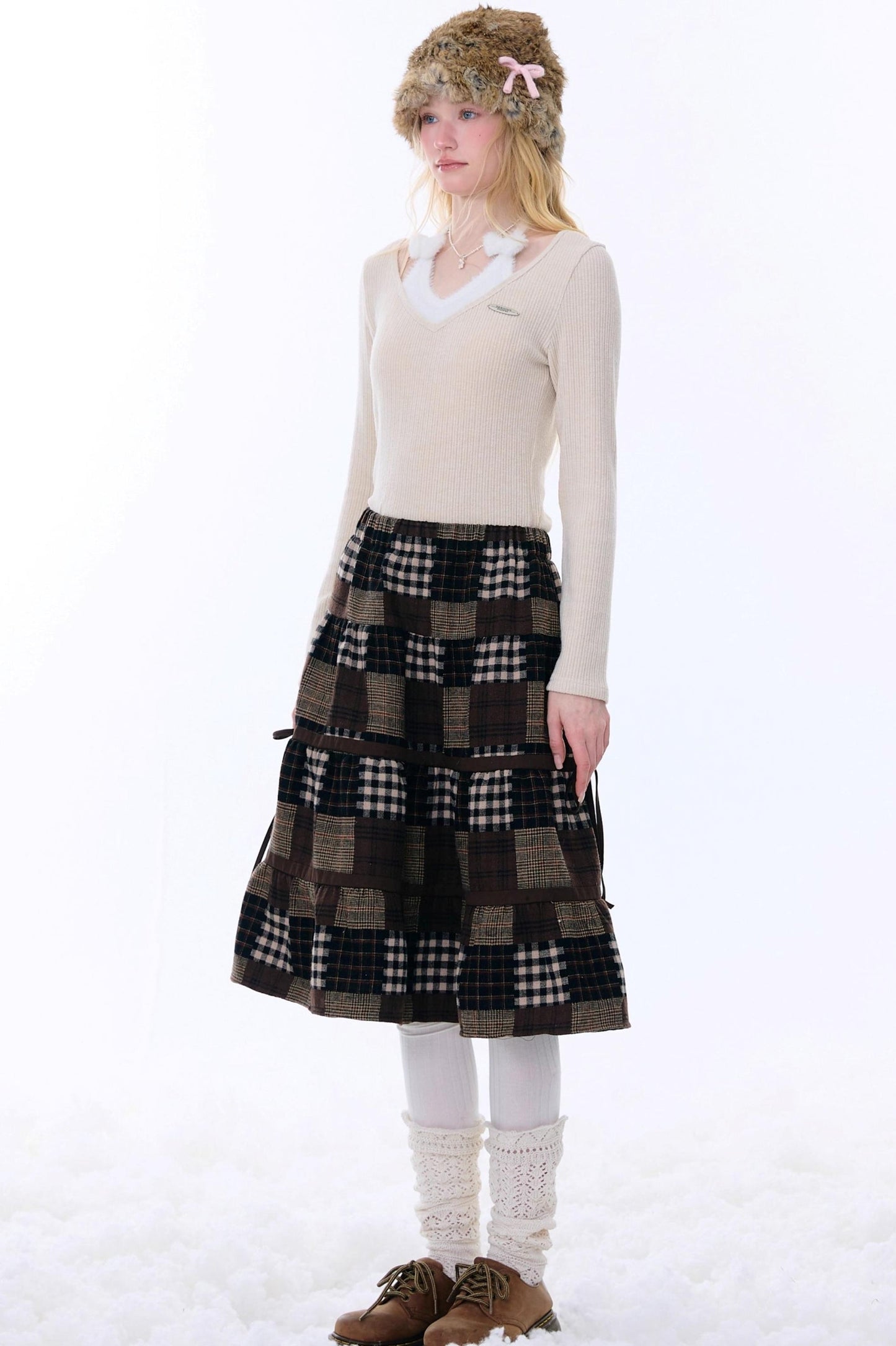 Retro Plaid Skirts