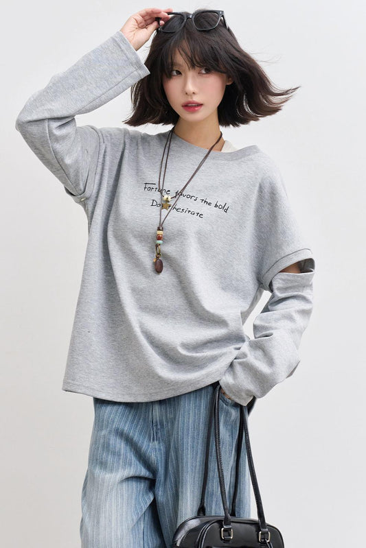 デタッチャブルスリーブトップス