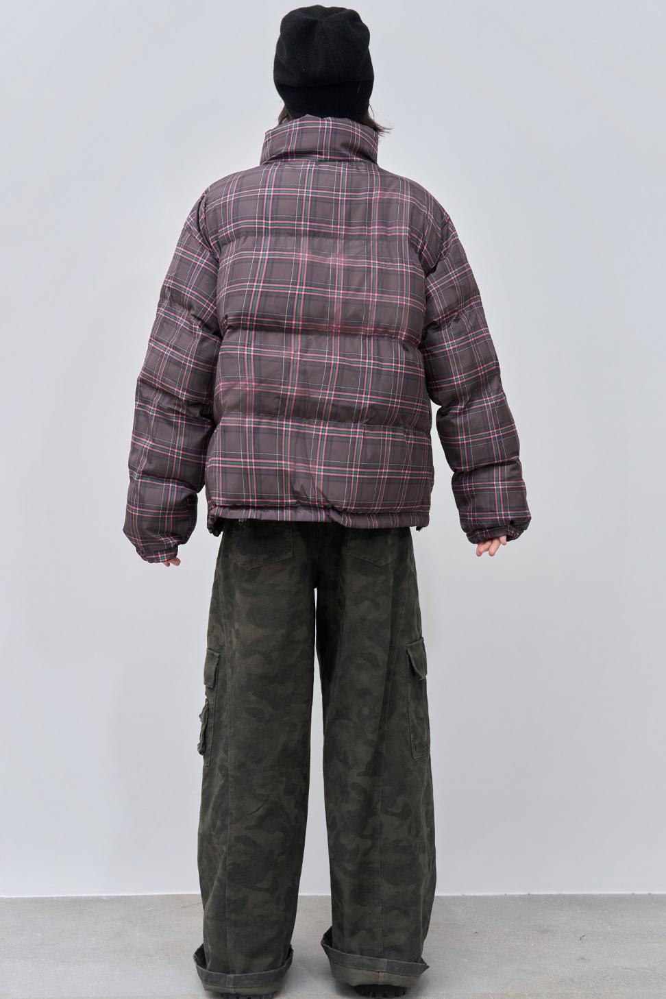 Stand Collar Cotton Puffer Jacket