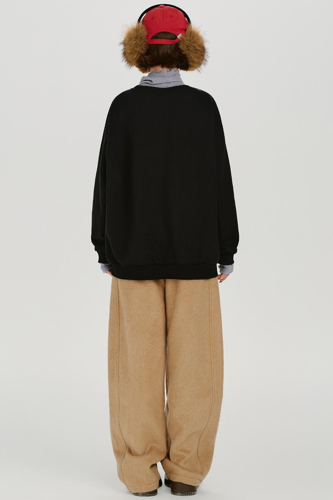 レトロレオパードルーズモードトップス