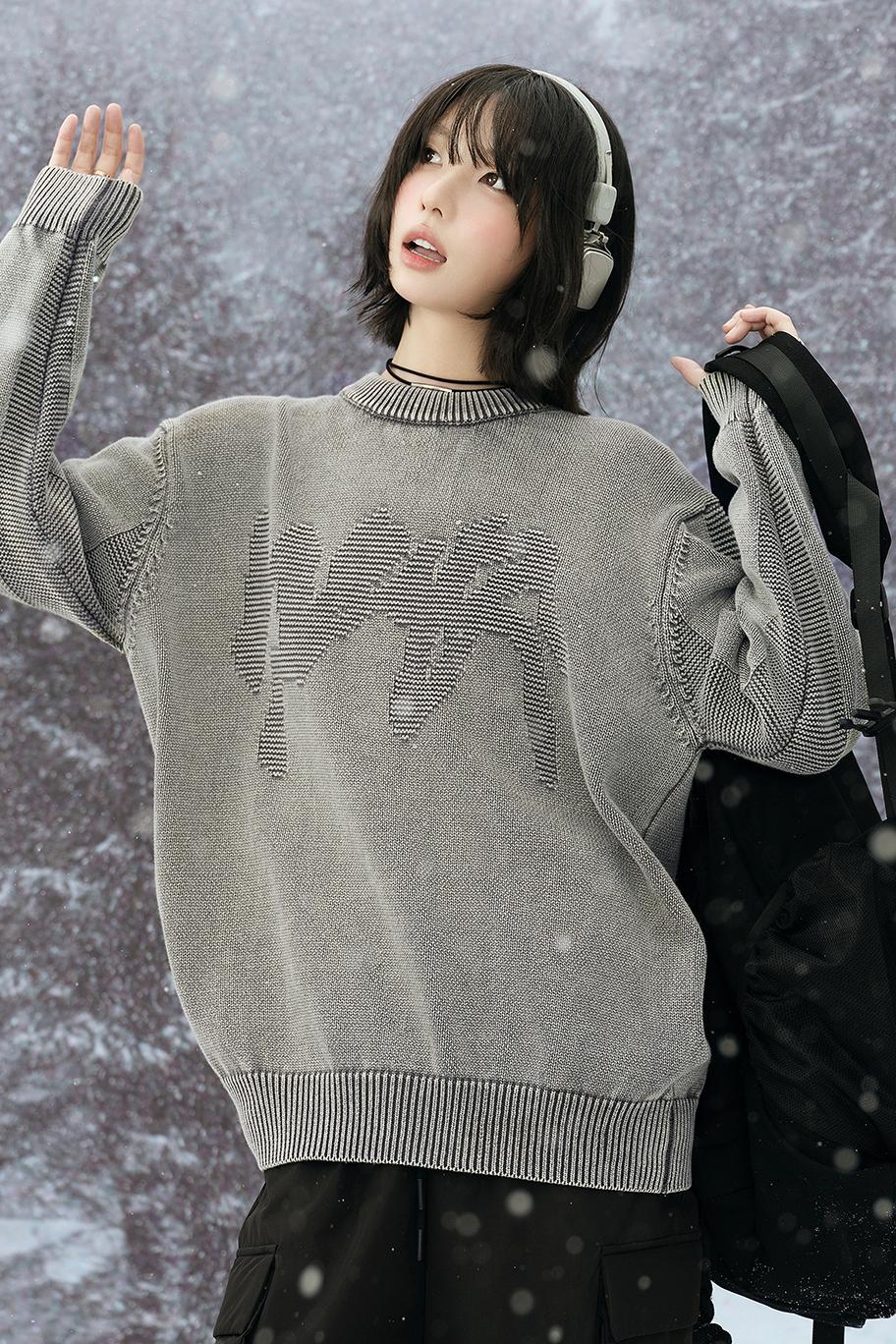 ミニマリストグラビティニットスウェット