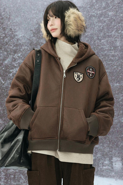 Retro Hooded Cotton Jacket