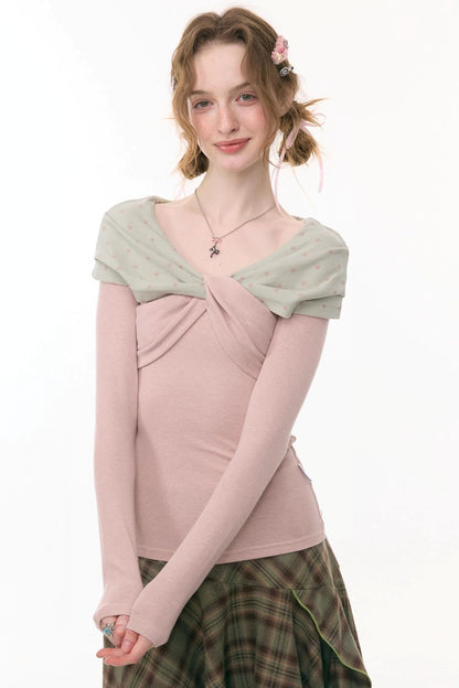 Star Design Fitted Tops