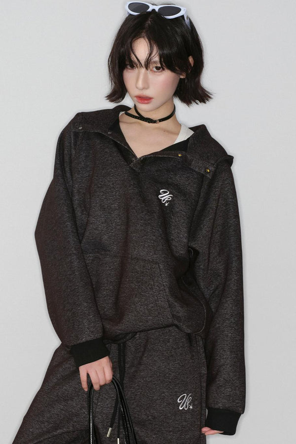 フーデッドスポーツスーツジャケット+パンツ