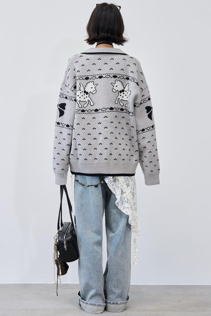 Gravity Knit Cardigan Sweater