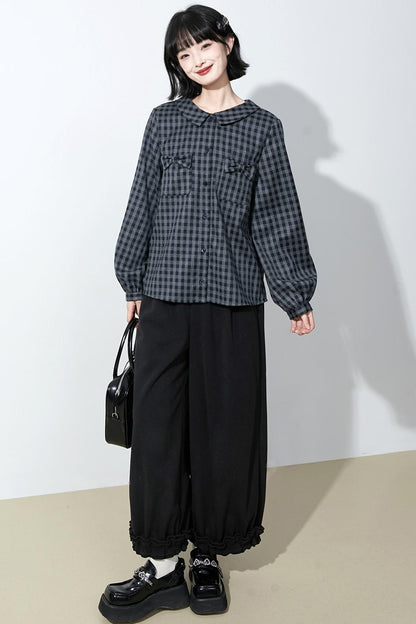 ヴィンテージラッフルウーレンパンツ