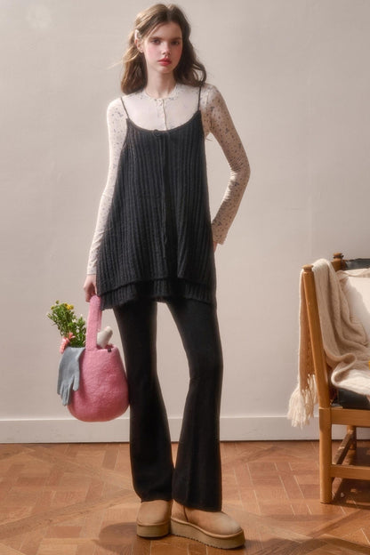 レトロスイートトップス+スリムパンツ