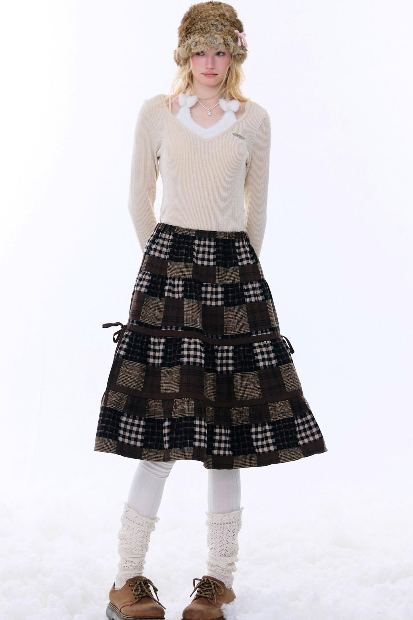 Retro Plaid Skirts