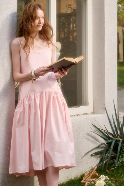 ベビーピンクスイートドレス+シャツ