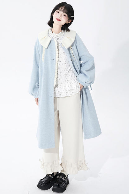 ロータスリーフカラ―ウールンコート