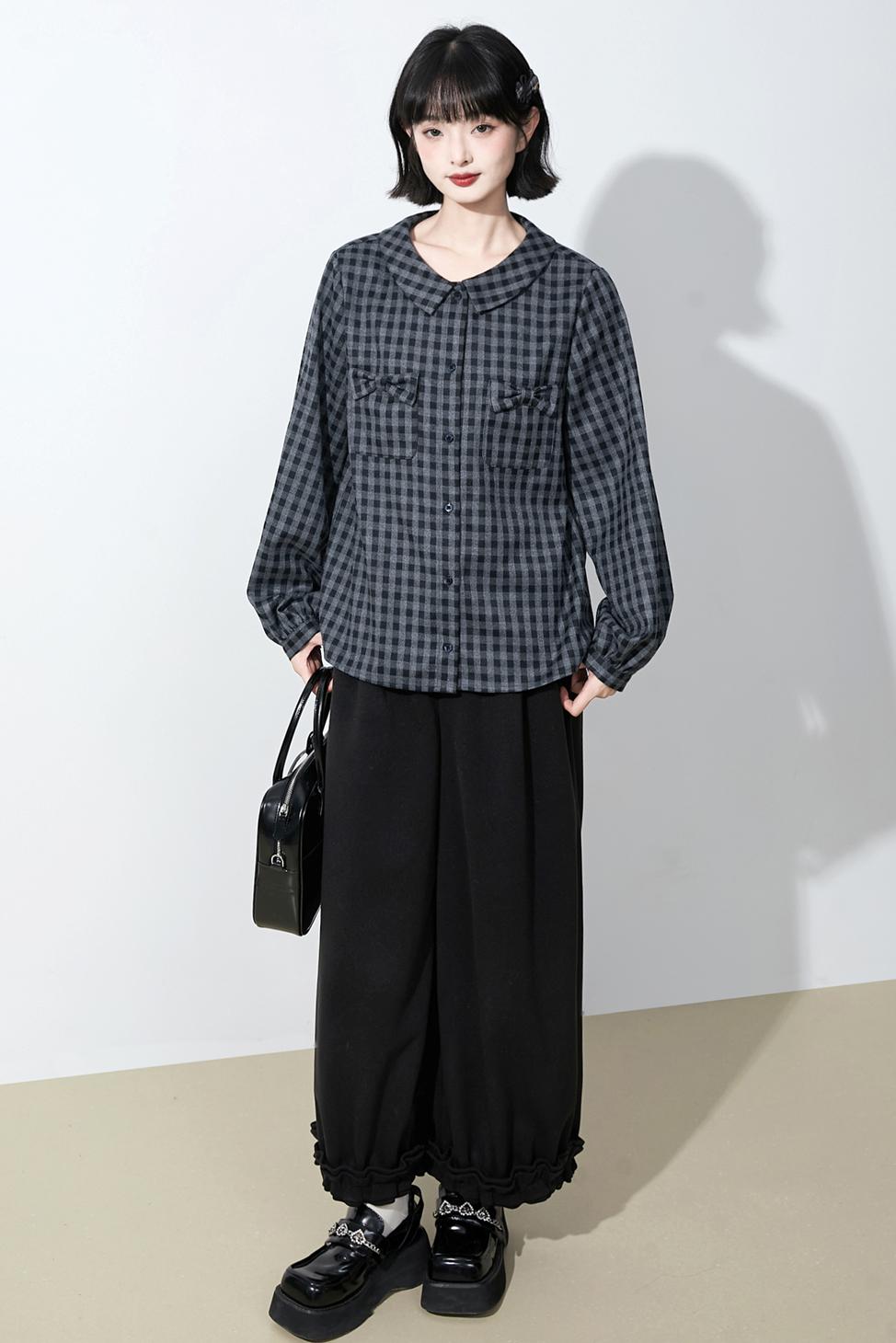 ヴィンテージラッフルウーレンパンツ