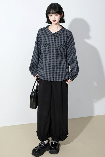 ヴィンテージラッフルウーレンパンツ