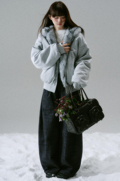 Sweet Mode Fur Hooded Jacket