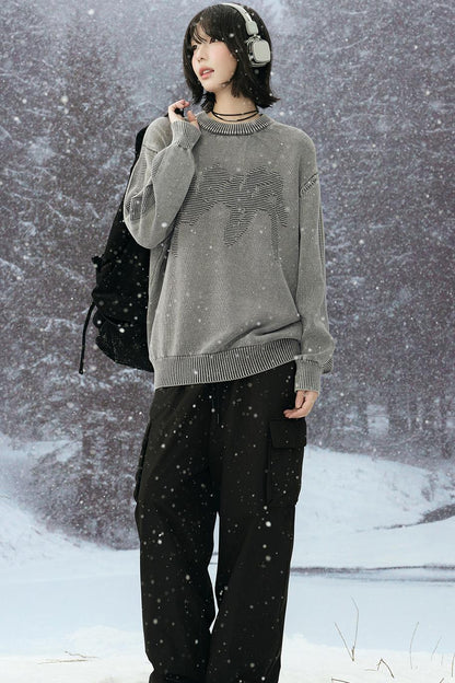 ミニマリストグラビティニットスウェット