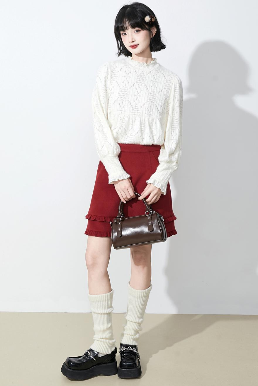 ソフトダイヤモンドニットトップ