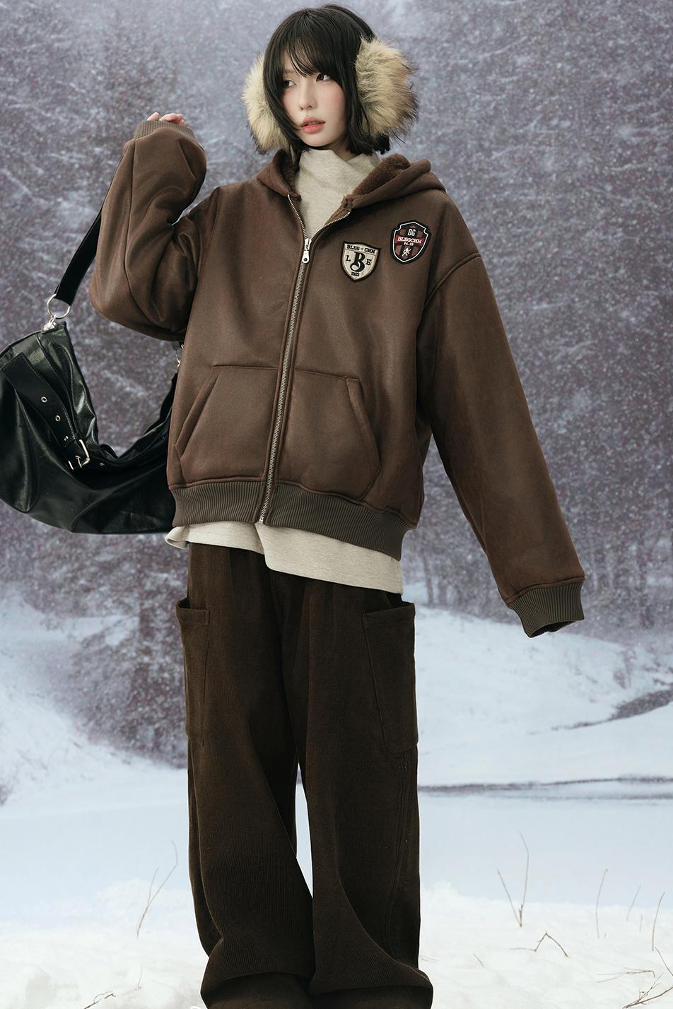 Retro Hooded Cotton Jacket