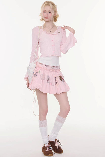 Sweet Dream Animal Print Skirt