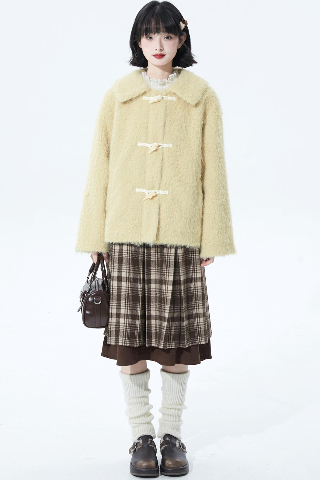 ジンジャーベルベットダッフルコート