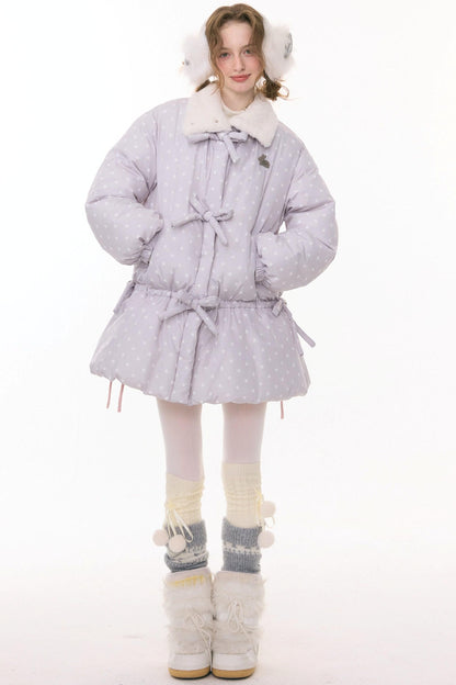 Star Dot Down Jacket + Hat