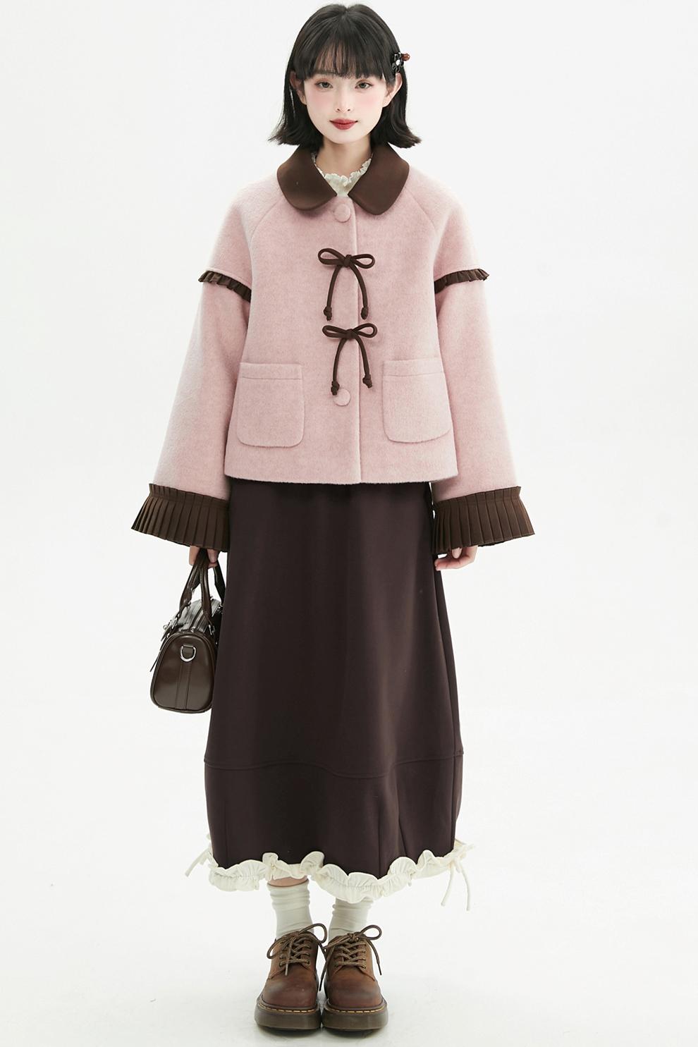 ピンクドールスタイルコートセットアップ