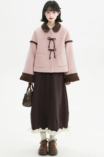ピンクドールスタイルコートセットアップ