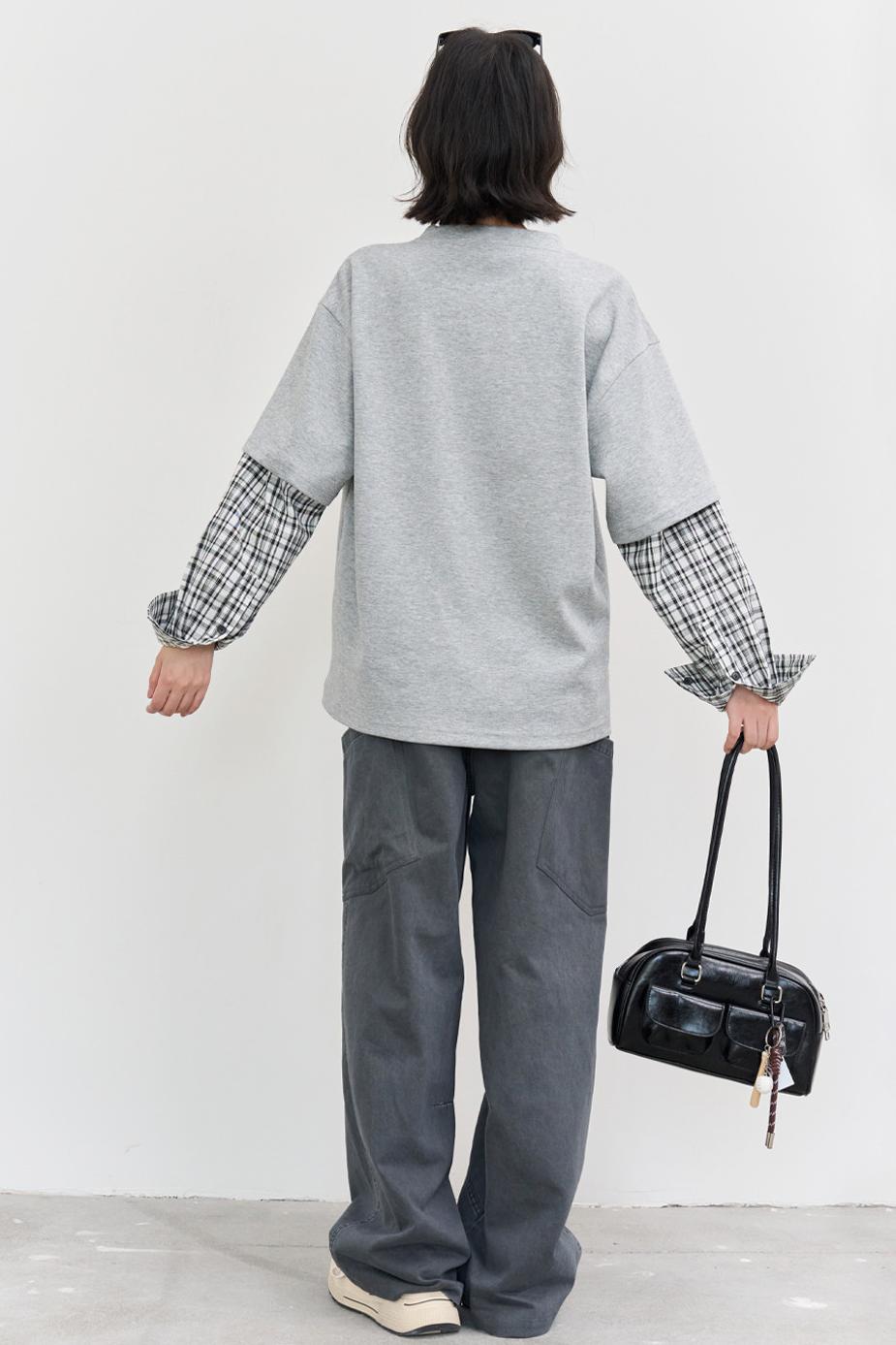 レトロモードストレートパンツ