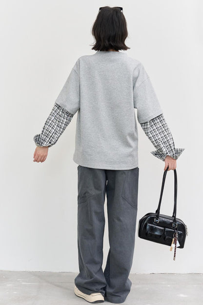 レトロモードストレートパンツ