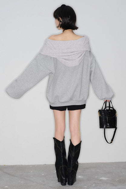 オフショルダールーズトップス