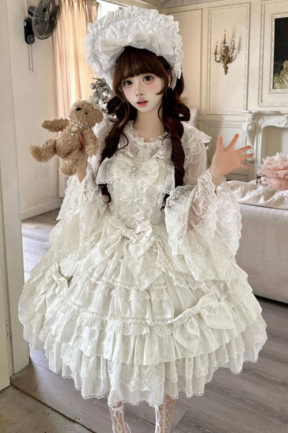 Doll Sweet Princess Lolita Dress + Bonnet