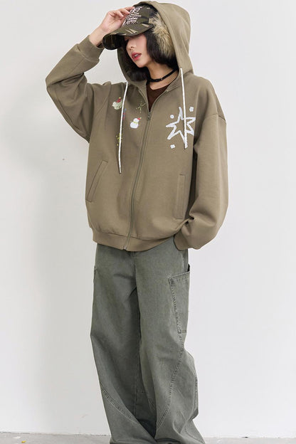 Christmas Elements Hooded Jacket