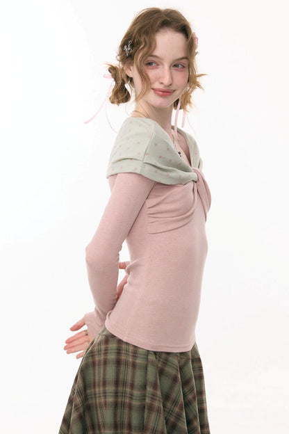 Star Design Fitted Tops