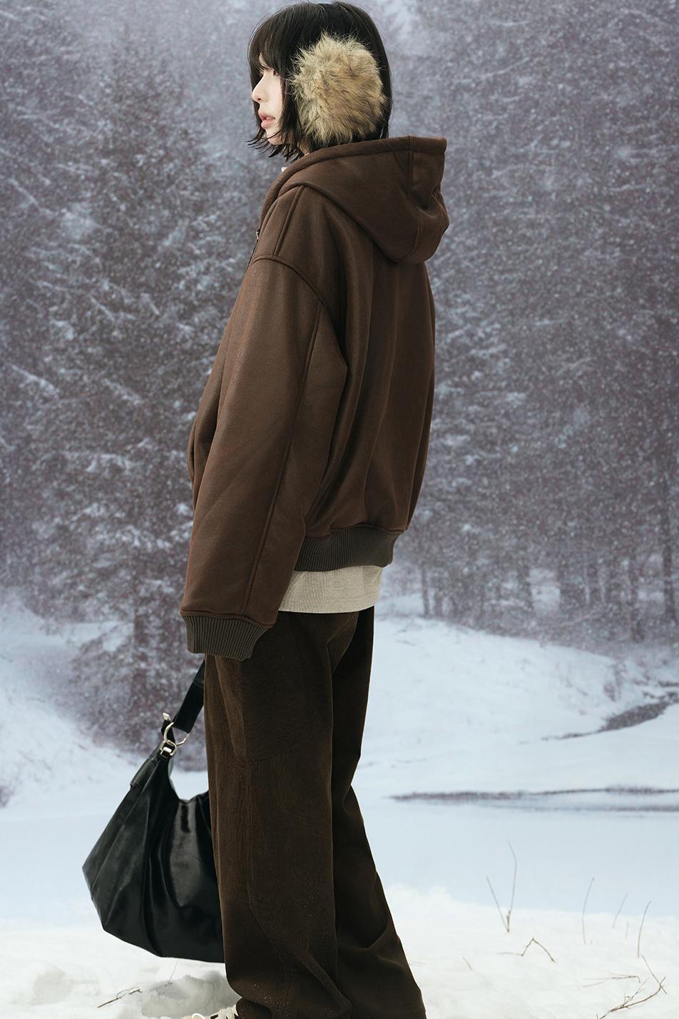 Retro Hooded Cotton Jacket