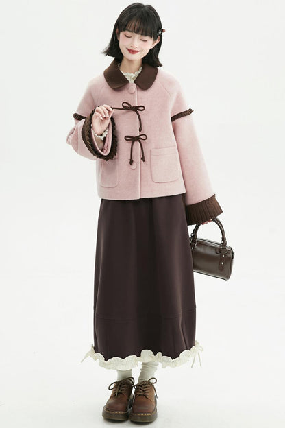 ピンクドールスタイルコートセットアップ