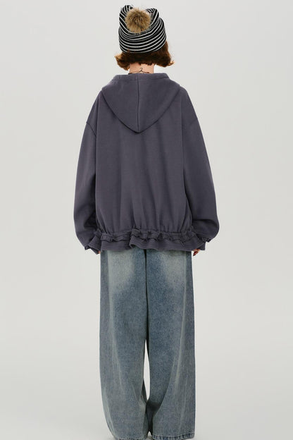 Retro Embroidery Women's Sweat Jacket