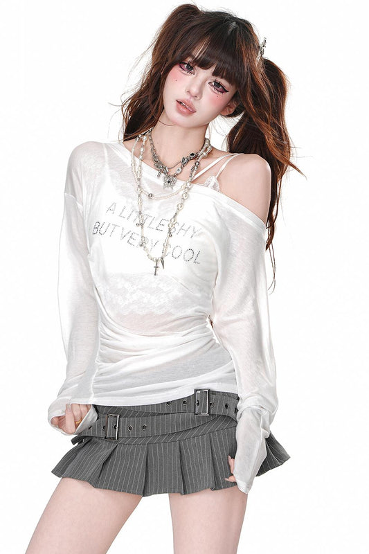 Mode Frill Design T-Shirt