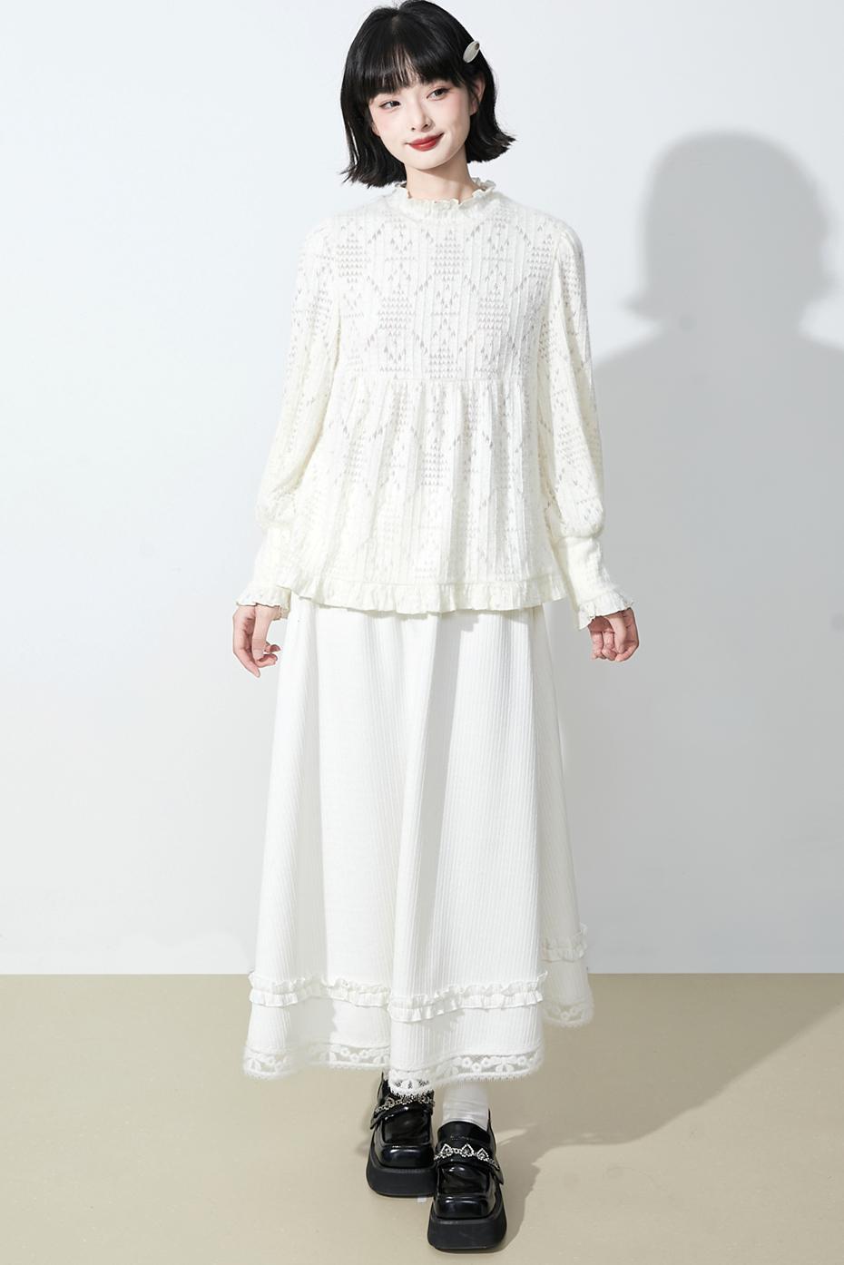 ソフトダイヤモンドニットトップ