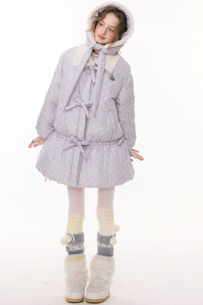 Star Dot Down Jacket + Hat