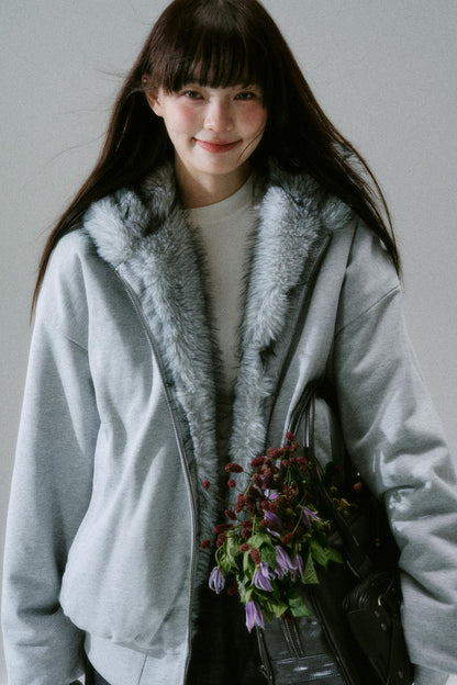 Sweet Mode Fur Hooded Jacket