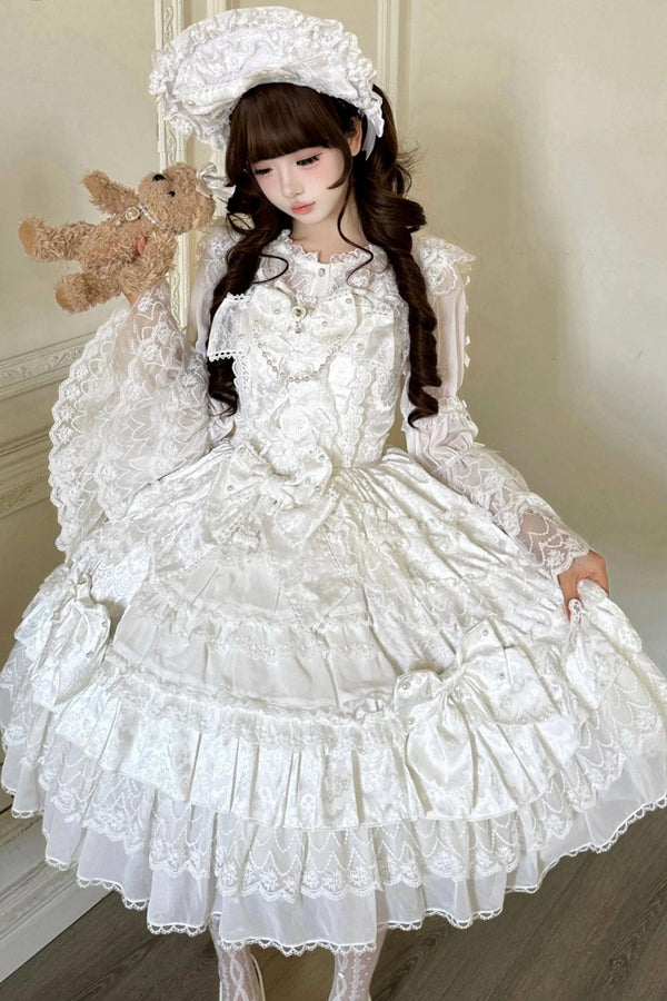 Doll Sweet Princess Lolita Dress + Bonnet