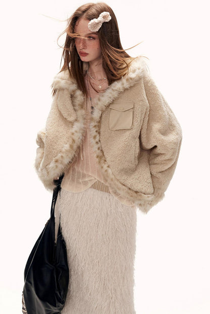 バットウィングスリーブウールコート