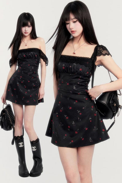 Provence Style Slim Waist Dress