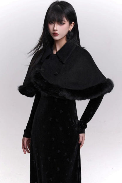 Ghostly Wool Cape