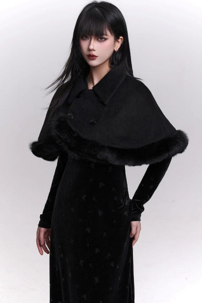 Ghostly Wool Cape