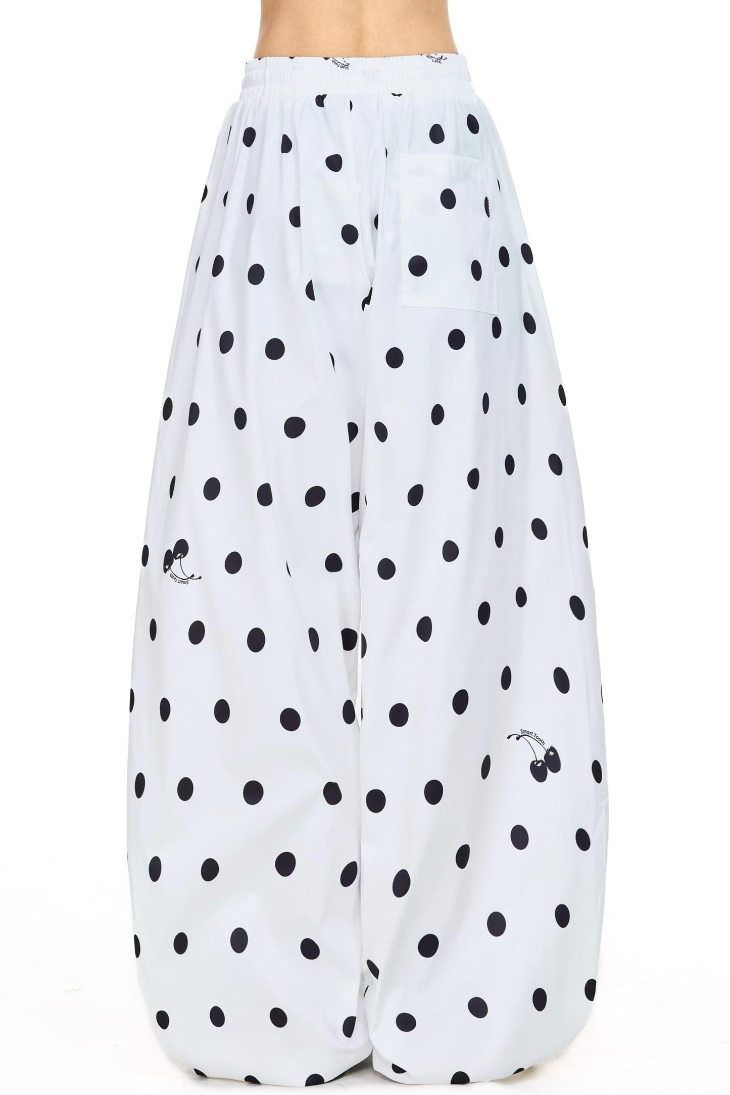 Big Polka Dot Wide Leg Pants