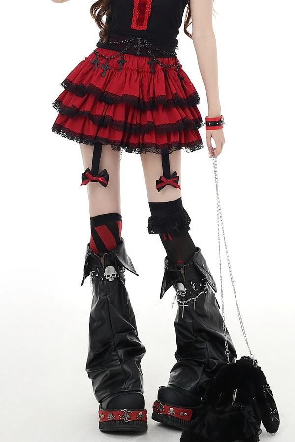 Sweet Ribbon Y2K Skirt