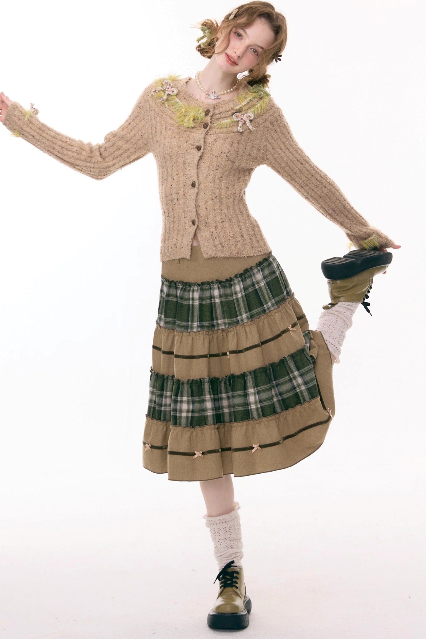 Mist Harbor Off-Shoulder Cardigan