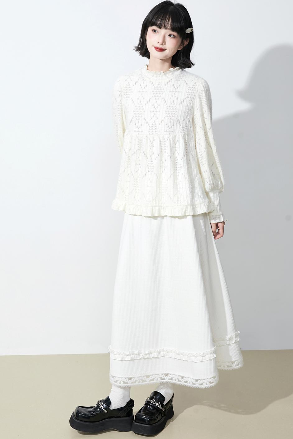 ソフトダイヤモンドニットトップ