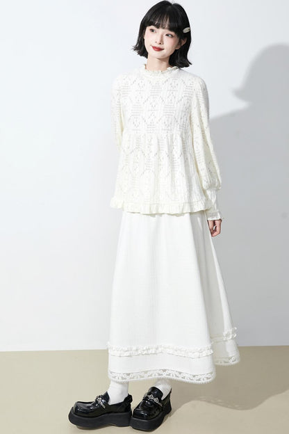 ソフトダイヤモンドニットトップ