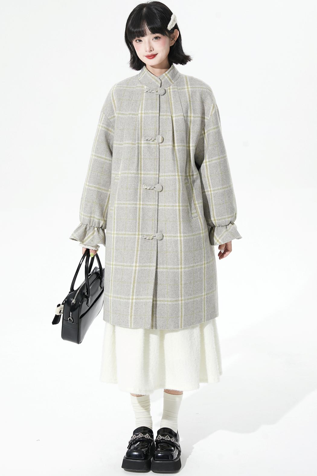 ソフトリブドニットフレアスカート