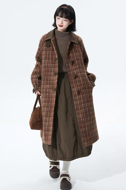 ウォームココアウールブレンドスカート